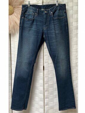 Men's BONOBOS Tailored Organic Cotton Blue Jeans Size 33 / 32